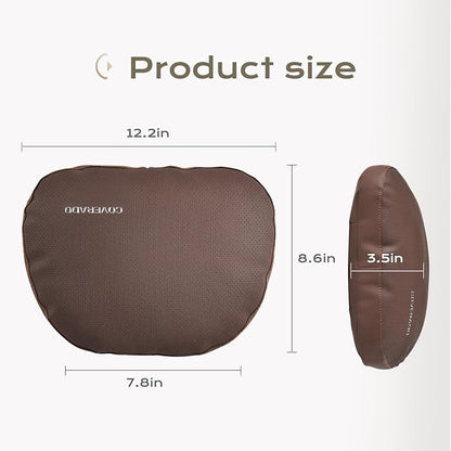 Coverado Leather Car Headrest Pillow Car Neck Pillow - Image 7