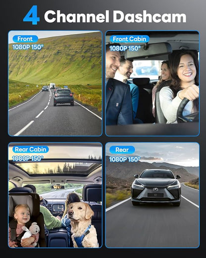SPRLEAF 4 Channel Dash Cam - Image 3