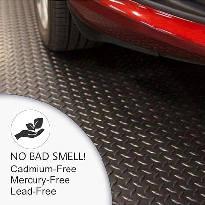 SEAL 6 x 10 Ft Premium Garage Floor Mat, Solid 2.8mm Thick Gray Commercial - Image 7