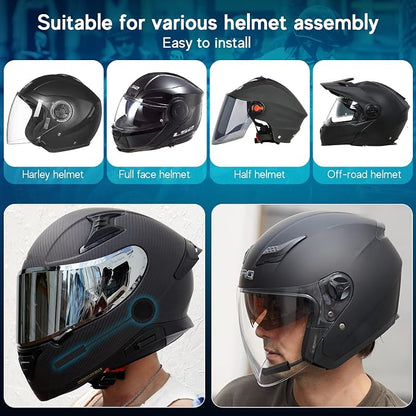 MAXTO Motorcycle Helmet Bluetooth Headset Outdoor Hands-Free Speaker Bluetooth - Image 6