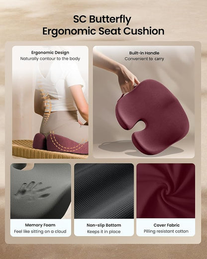 ProtoArc Seat Cushion, Office Chair Cushion - Image 7
