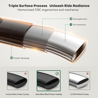 YHTAUTO 3 Inch Running Boards Side Step Bars Fit - Image 4