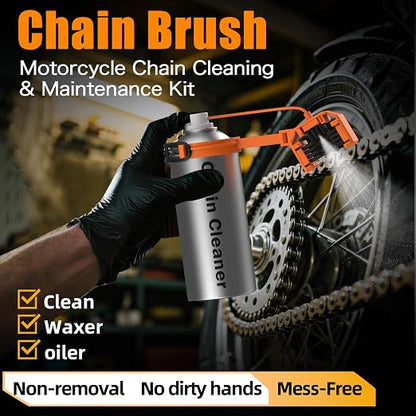 Motorcycle Chain Cleaning Kit, Motorcycle Chain Cleaning & Lubrication Kit - Image 3