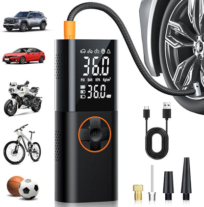 Tire Inflator Portable Air Compressor by ZGZUXO