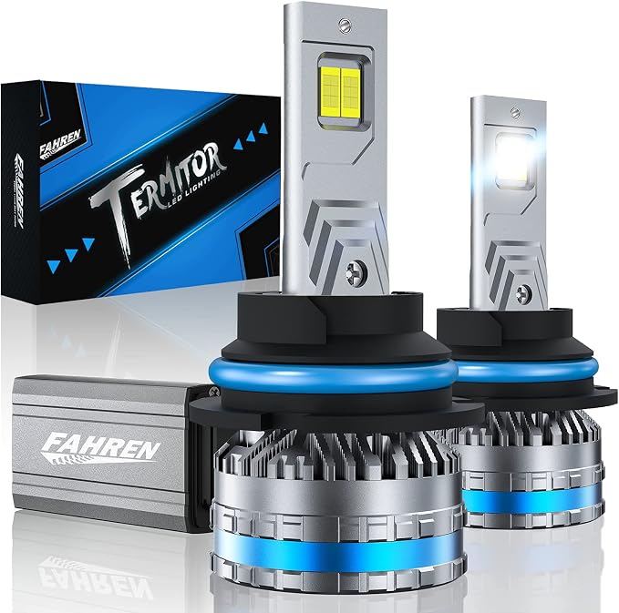 FAHREN 9004/HB1 Light Bulbs, Upgraded 120W 55000LM Bright Fog Lighting Bulb by Fahren