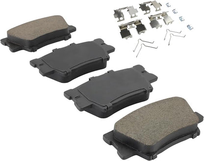 Premium Ceramic Rear Brake Pads Compatible - Image 2