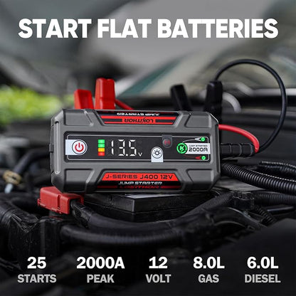 J400 Jump Starter with ConnectMax Tech, 2000A 12V Battery Jumper Starter - Image 3