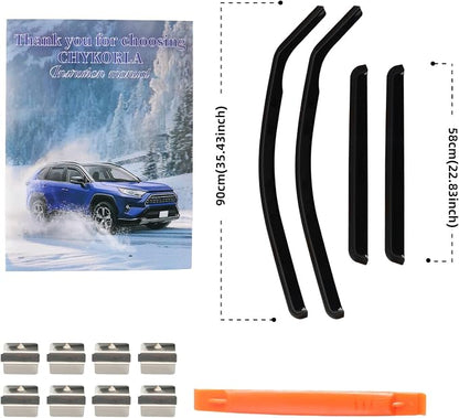 4PCS in-Channel Rain Guards Fit - Image 6