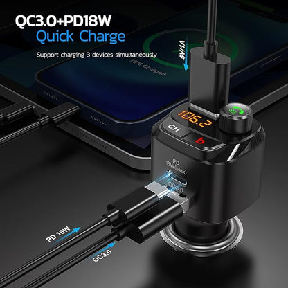 Nulaxy Bluetooth 5.0 FM Transmitter - Image 2