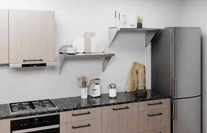 AmGood 30" Long X 16" Deep Stainless Steel Wall Shelf | NSF Certified | - Image 6