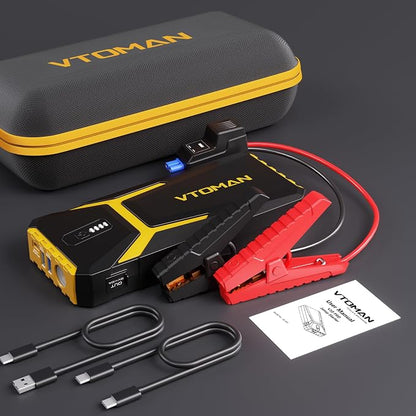 VTOMAN V10 Pro 4500A Jump Starter, Portable Car Starter 12V Lithium Jump Box - Image 7