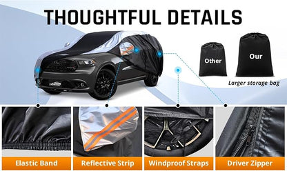 Dodge Durango Car Cover Waterproof All Weather - Image 5