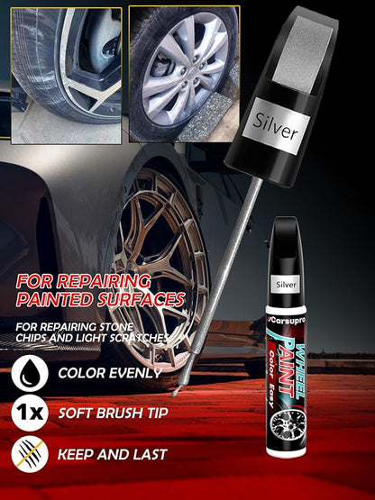 Silver wheel Touch Up Paint Wheel Scratch Repair Pen Car Rim Paint Pen Quick - Image 2