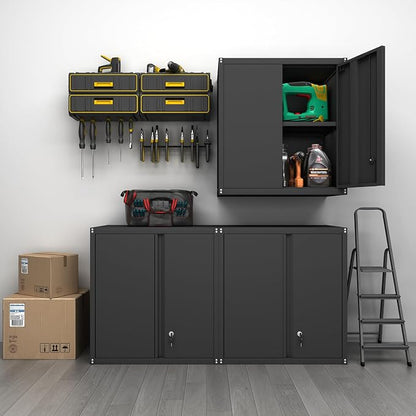 GREATMEET Metal Wall Cabinet, Wall Mounted Cabinet - Image 6