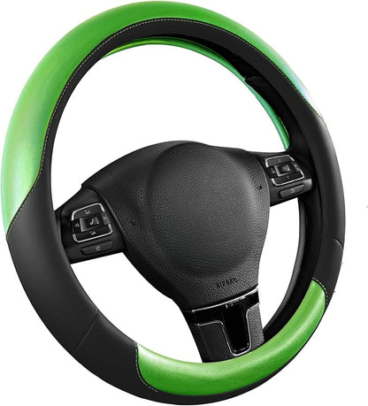 Road Comforts Steering Wheel Cover – Breathable Leather Steering Wheel Cover - Image 2