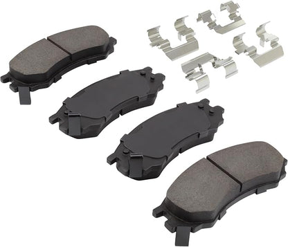 Premium Ceramic Front Brake Pads Compatible - Image 2