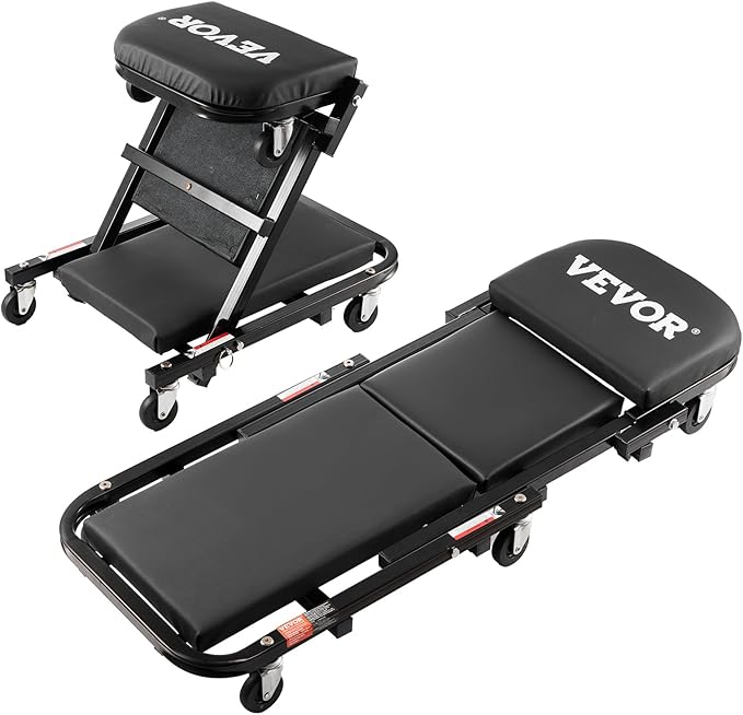 VEVOR Foldable Z Garage Creeper, 40 in, 450 lbs Load Capacity Rolling Folding by VEVOR