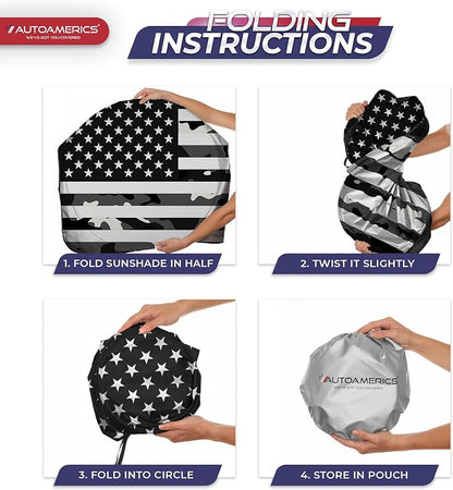 Autoamerics Truck Windshield Sun Shade - Image 7