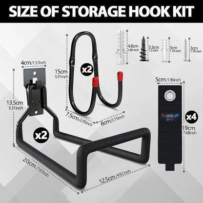 3-H Solid Steel Garden Hose Holder - Image 2