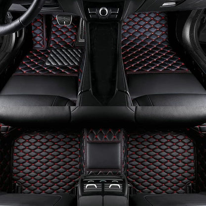 Custom Colors Car Floor Mats Black Pink by Unknown