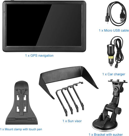 GPS Navigation for Car, Latest 2025 Map, 7 inch Touch Screen Real Voice Spoken - Image 7