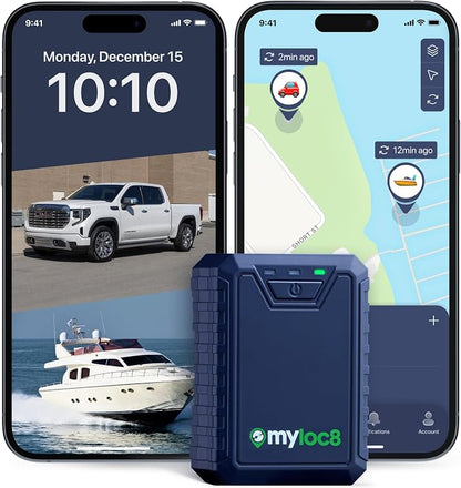 Ultra GPS Tracker for Vehicles – Rugged, Waterproof, Hidden GPS Car Tracker by MyLoc8