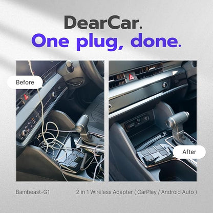 2025 Upgraded Wireless CarPlay & Android Auto Adapter | Instantly Converts - Image 3