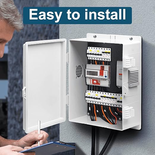 Outdoor Electrical Junction Box, ABS Water Resistant Enclosure - Image 3