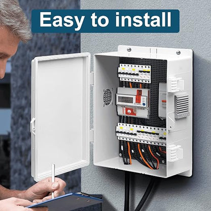 Outdoor Electrical Junction Box, ABS Water Resistant Enclosure - Image 3