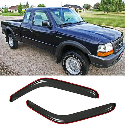 92083 Side Window Wind Deflector, Window Visor fit by STARTSHIP