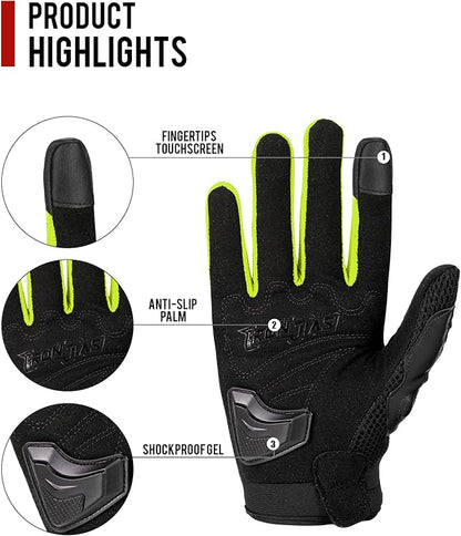 BORLENI Motorcycle Gloves Touch Screen - Image 4