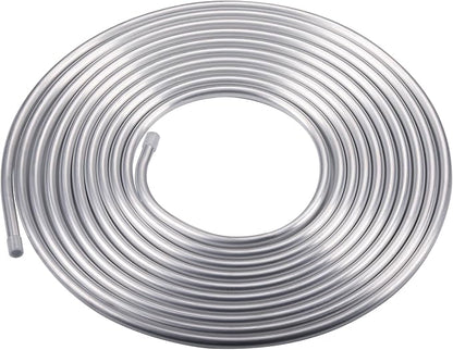 1/4" OD Aluminum Hard Fuel Line Hardline Tube Tubing Coil 10 Feet Roll - Image 2