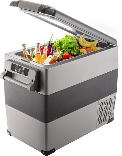 VEVOR CF55 12 Volt 58 Qt Refrigerator, Dual Zone Portable Compressor 12/24V DC by VEVOR