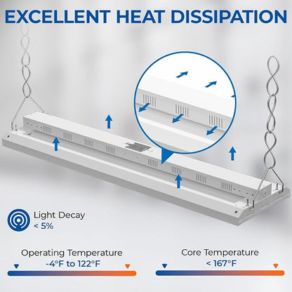 CINOTON 4FT 210W LED Shop Light - Image 7