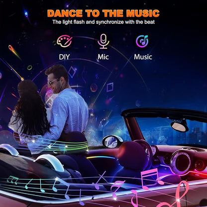 Interior Car LED Strip Lights, Acrylic LED Lights - Image 5