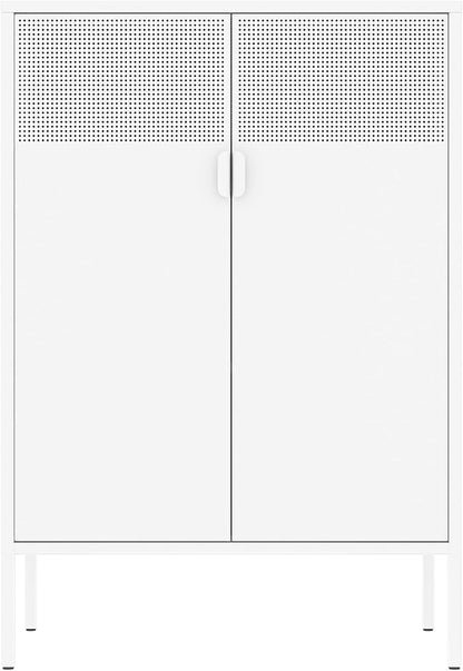 2 Mesh Door Metal Storage Cabinet - Image 3
