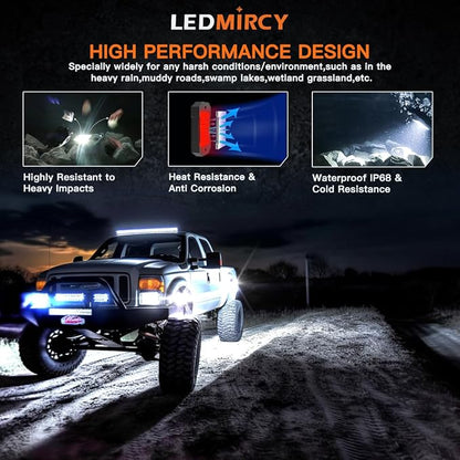 R4 Pure White LED Rock Lights Kit - Image 2