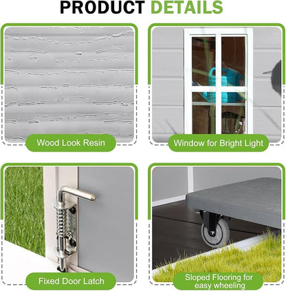 6x3 Shed Resin Outdoor Storage - Image 5