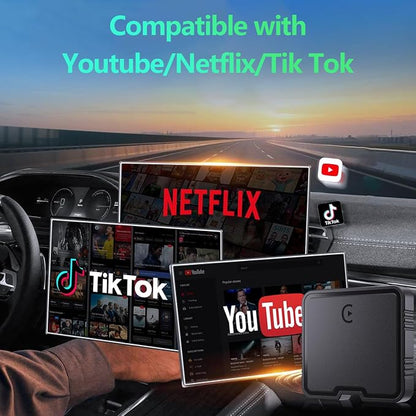 Wireless Carplay Adapter with Netflix YouTube TF Card Plug & Play, Wireless AI - Image 2