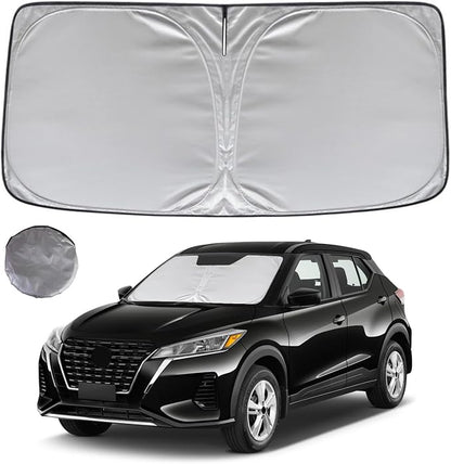 KAYZT Windshield Sun Shade for 2018-2024 Nissan Kicks Foldable Sunshade Front by KAYZT
