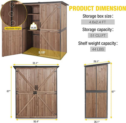 Aivituvin Outdoor Storage Shed Upgraded - Image 6