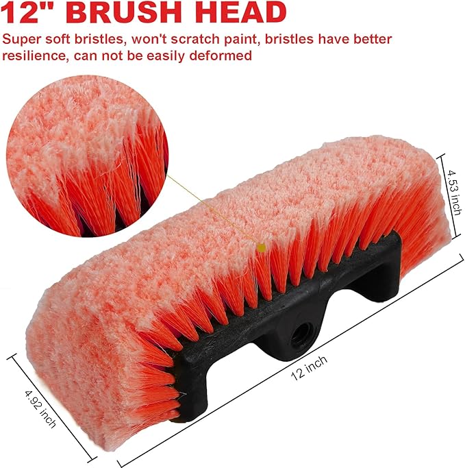 69 Inches Car Wash Brush with Long Handle - Image 3