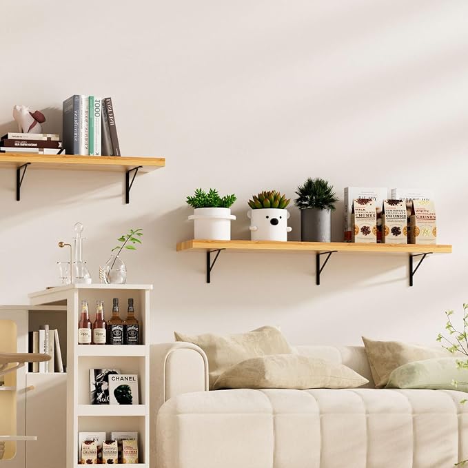 6 Pack L18 x H 12" Black Heavy Duty Shelf Brackets - Image 6