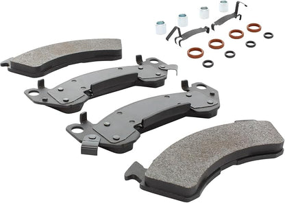 Premium Semi-Metallic Front Brake Pads Compatible - Image 2