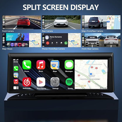Wireless CarPlay Screen with 2K Dash Cam, 8.1" Portable Touchscreen Car Stereo - Image 7