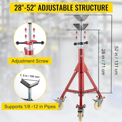 VEVOR Pipe Stand, Pipe Jack Stands - Image 2