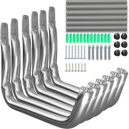 6 Pack Garage Hooks Heavy Duty, Garage Storage Organizer - Image 3
