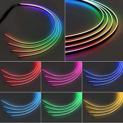 Dreamcolor Acrylic Interior Car LED Strip Light 29.5-inch, which fit - Image 3