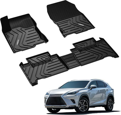 LASFIT Floor Mats Fit for Lexus NX NX200t NX300 NX300h 2021-2015 All Weather by LASFIT