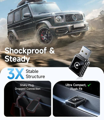 JDG Wireless CarPlay Adapter, Converts Wired CarPlay to Wireless, - Image 6